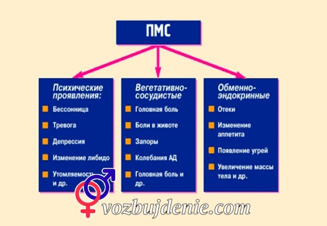 Синдромы ПМС у девушек